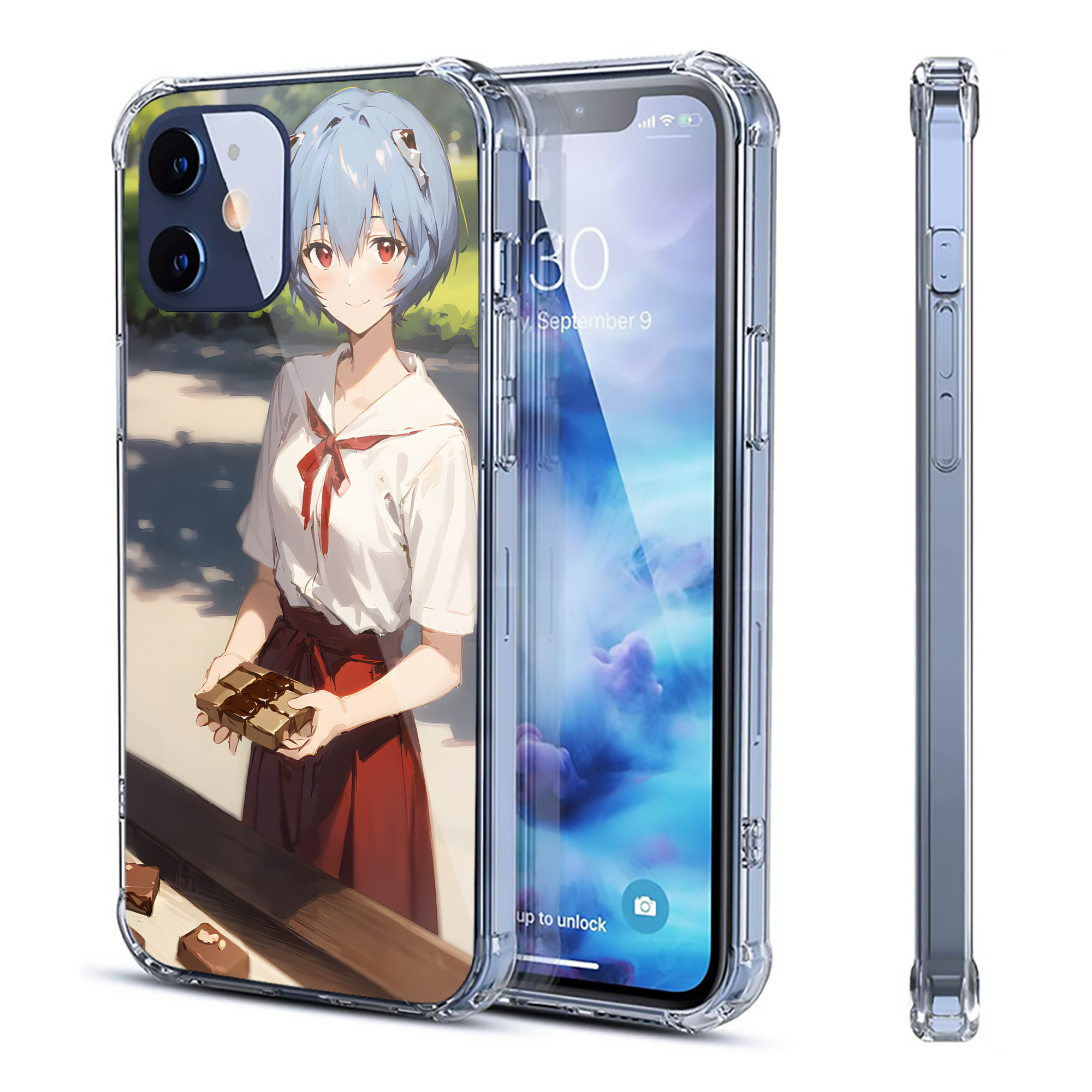（画像用） EVA 新世紀エヴァンゲリオン 【iPhone 12シリーズ対応】透明スマホケース（クリアソフトケース）